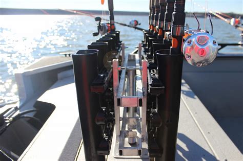 fishing rod storage on boat